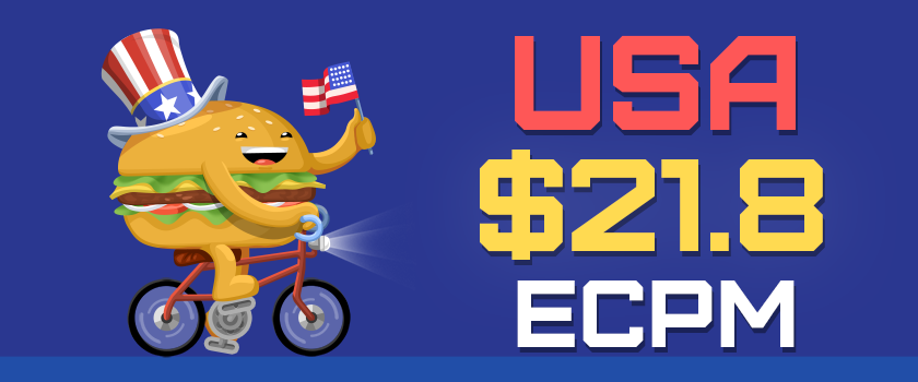 Countries of the week: USA $21.8