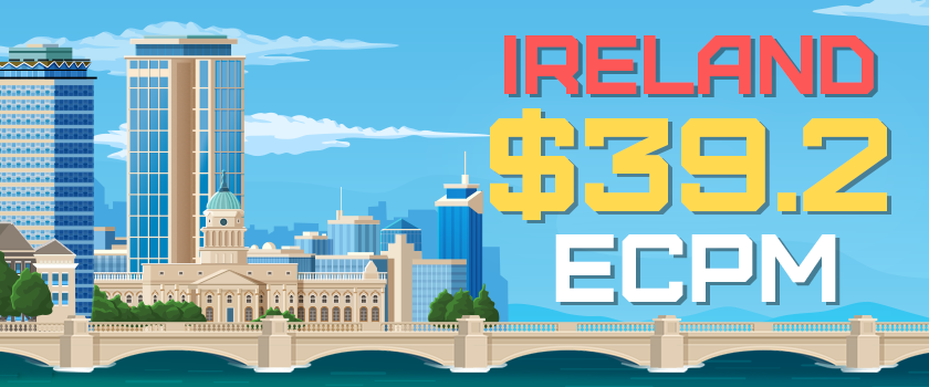 ireland - best ECPM - 39.2